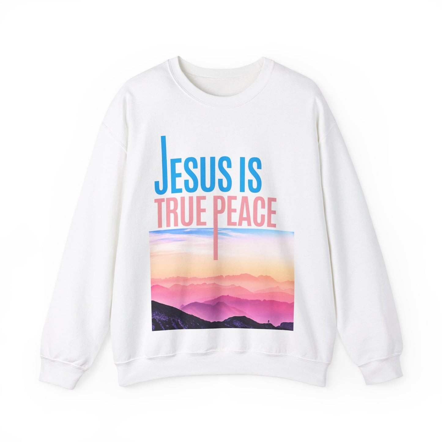 Jesus Is True Peace Crewneck Sweatshirt