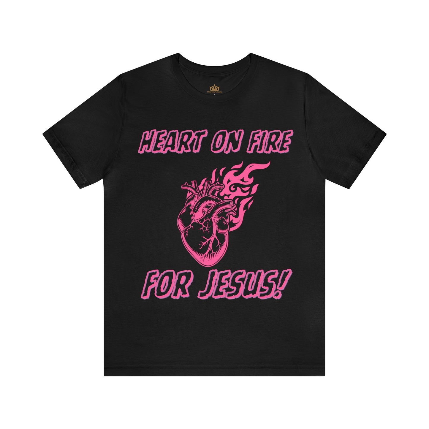 Heart on fire Short Sleeve Tee