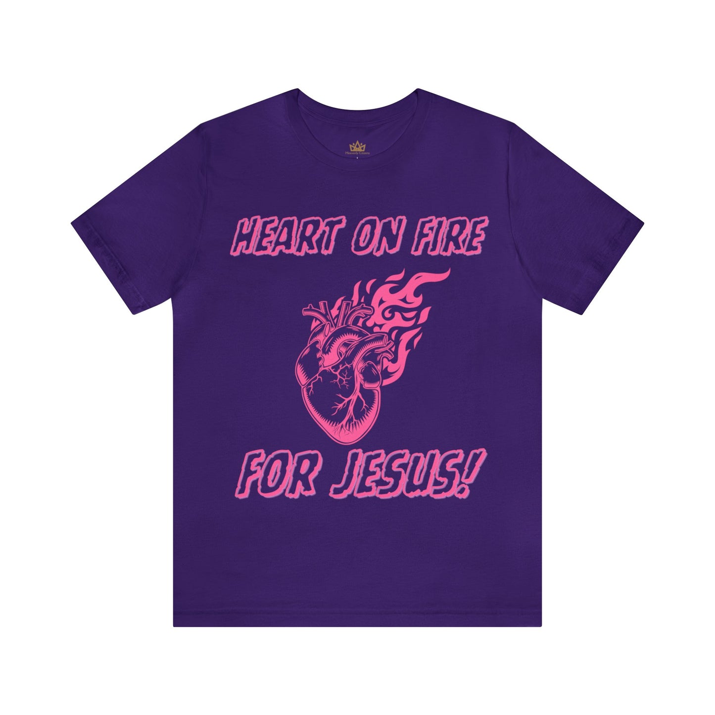 Heart on fire Short Sleeve Tee