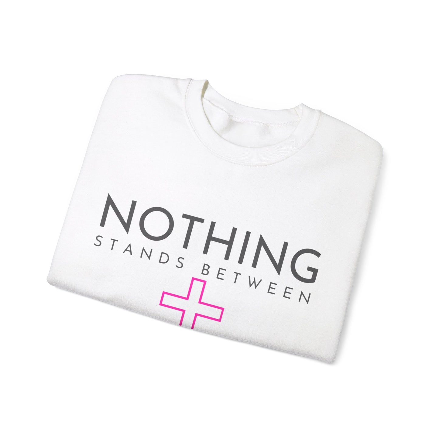 Nothing stands between a woman and Jesus Crewneck Sweatshirt