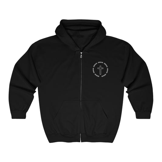 Jesus Full Zip Hooded Sweatshirt