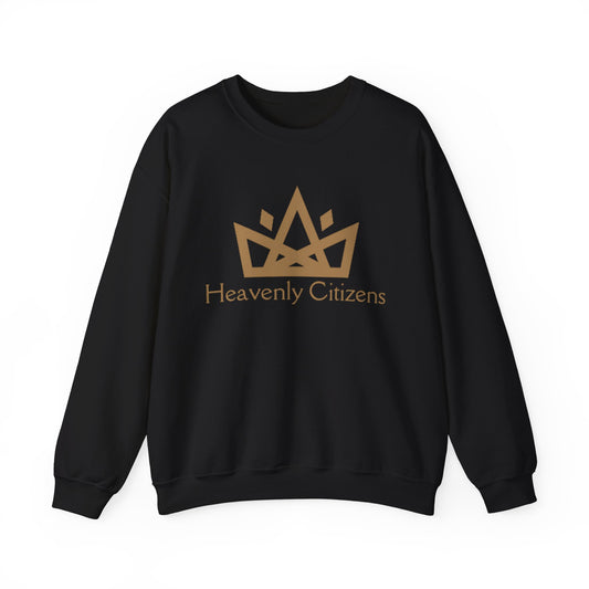 Heavenly Citizens Black Crewneck Sweatshirt